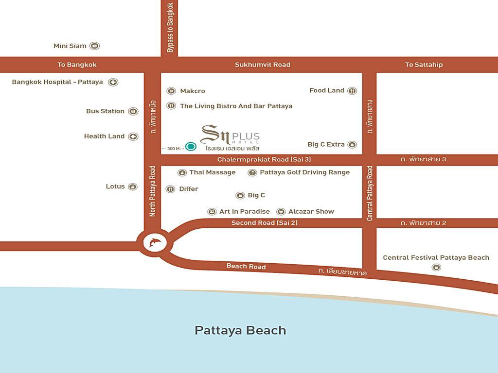 Sn Plus Hotel - Sha Plus Pattaya Luaran gambar